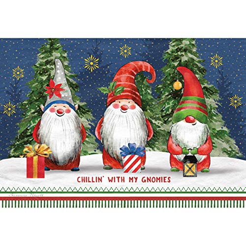 Lang 1000 PC GNOME Christmas Puzzle - Multicolor Cardboard, Model 5038052