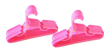 MyBrittanys 24 Pink Hangers Compatible with 18 Inch Girl Doll Clothes- 18 Inch Doll Clothes Hangers