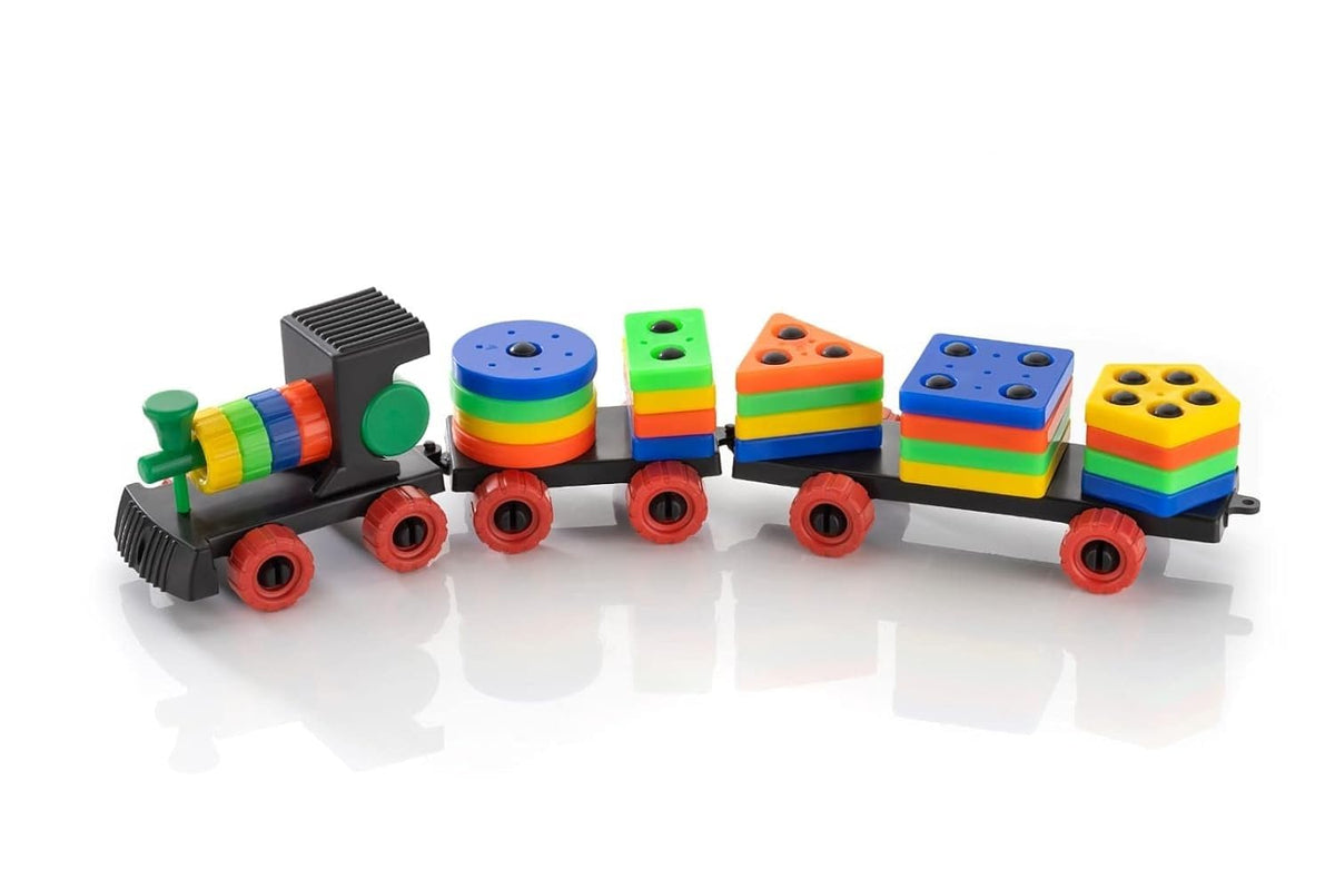 Colourful Stacking Train Toy, Shape Sorter, Multicolour,Toy for Toddlers