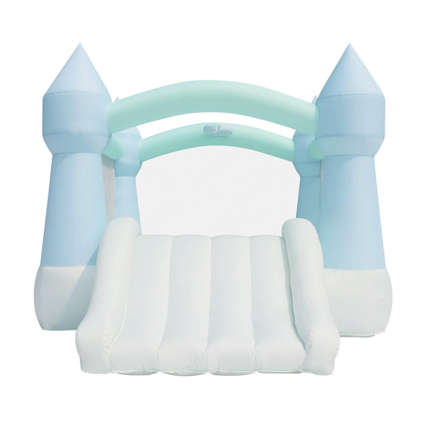 Bounceland Bouncy Castle Daydreamer Mist Bounce House, Pastel Bouncer With Slide, 12 Ft L X 9 Ft W X 7 Ft H, Ul Blower Included,