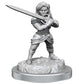 Critical Role Unpainted Miniatures: Human Wizard Female & Halfling Holy Warrior Female