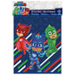 PJ Masks Birthday Party Supplies Favor Bundle Pack includes 8 Loot Bags, 8 RubberBracelets, 24 Tattoos, 8 Party PaperMasks, 1 Di