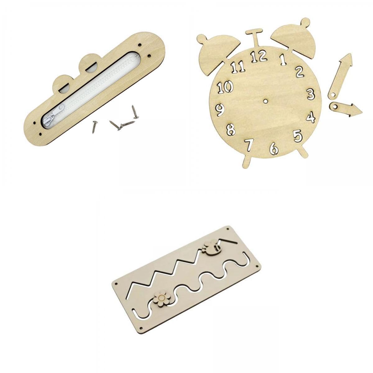 Calandis 3 Montessori Busy Board Diy Accessories Material Fine Motor Skill | Toys For Baby