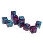 Yiotfandoll 10PCS Polyhedral Dice D6 Dice 16mm Acrylic 6 Sided Dice Double Colors Game Dice for RPG MTG DND Dice Table Games (Bl