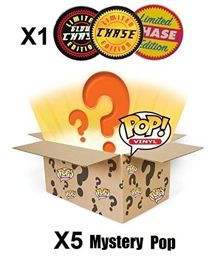 Close Up POP Funko Mystery 6 Pack - 1 Random Limited Edition Chase Vinyl Figures, Random Color, Model SG_B071KCM11J