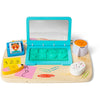 Melissa & Doug Wooden Work & Play Desktop Activity Board Infant And Toddler Sensory Toy - Fsc Certified