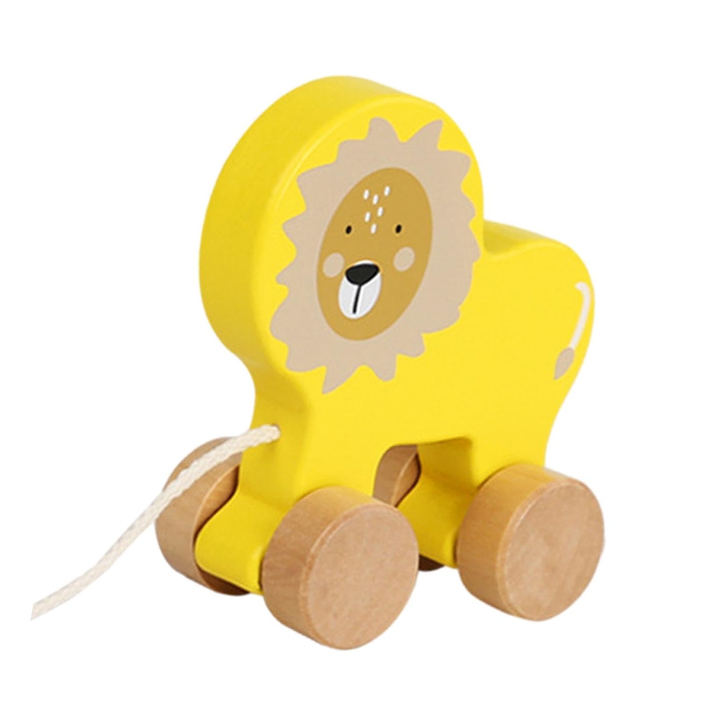 Bnf Pull Along Walking Toys Developmental Toy Cartoon Montessori Toys Boys Girls Lionbaby | Toys For Baby | Developmental Baby T