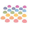 Tickit Rainbow Wooden Semispheres - Set Of 21 - Loose Parts Wooden Toy For Babies And Toddlers 10M+ - Inspire Curiosity And Open
