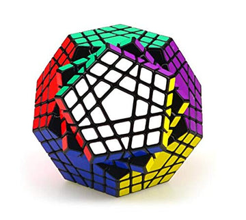 Cuberspeed Gigaminx Speed Cube Black Megaminx 5X5 Layer Magic Cube Gigaminx Speed Cube 5X5 Cube