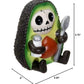 SUMMIT COLLECTION Furrybones HASS Signature Skeleton in Avocado Costume Holding onto a Salt Shaker and Spoon