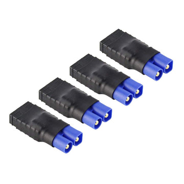 FLY RC 4PCS EC3 Male RC Battery Adapter Connector Compatible with Slash, Rustler, Stampede, Bandit, E Revo Lipo Battery