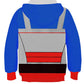 Pexlaxy Boys Kid Danger Hoodie Sweatshirt Halloween Cosplay Costume Coat For Child,Small