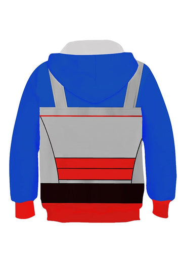 Pexlaxy Boys Kid Danger Hoodie Sweatshirt Halloween Cosplay Costume Coat For Child,Small