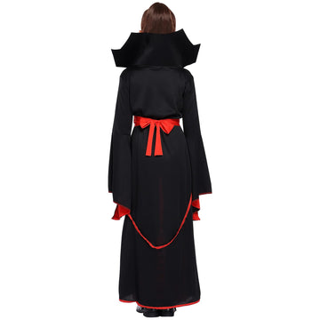 Thinkmax Halloween Vampire Costume For Girls，Kids Royal Queen Skirt For Halloween Dress Up Party,L(10-12 Years)