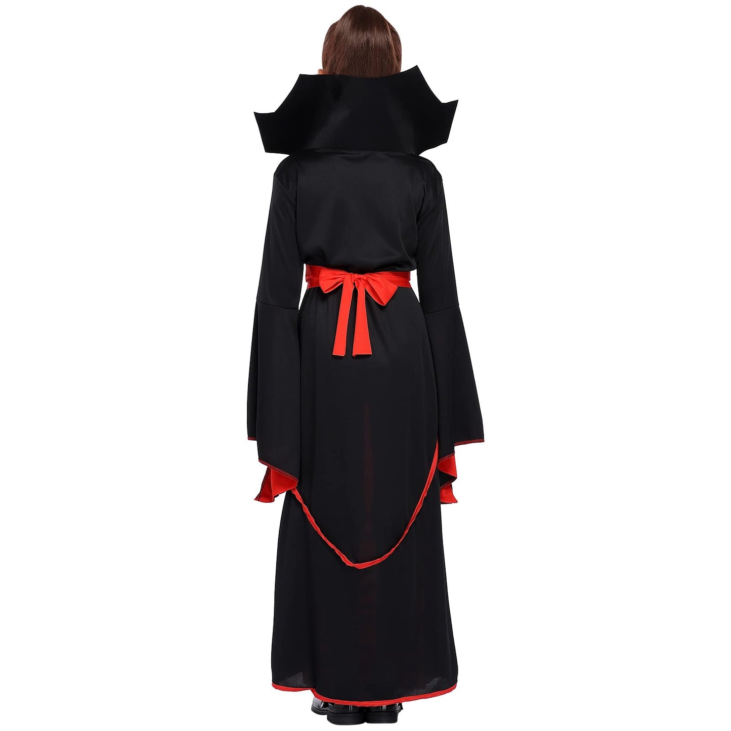 Thinkmax Halloween Vampire Costume For Girls，Kids Royal Queen Skirt For Halloween Dress Up Party,S(5-7 Years)