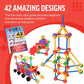 STEM Master Educational Building Blocks Kit, 176 Pieces, Multicolor - Perfect Easter Basket Stuffers for Kids Ages 4-8