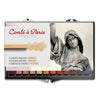 Cont    Paris Colored Crayons Set with 12 Assorted Portrait Colors