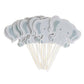 Urjix 24 Pieces Cute Cartoon Elephant Cupcake Picks Cake Toppers Party Decoration