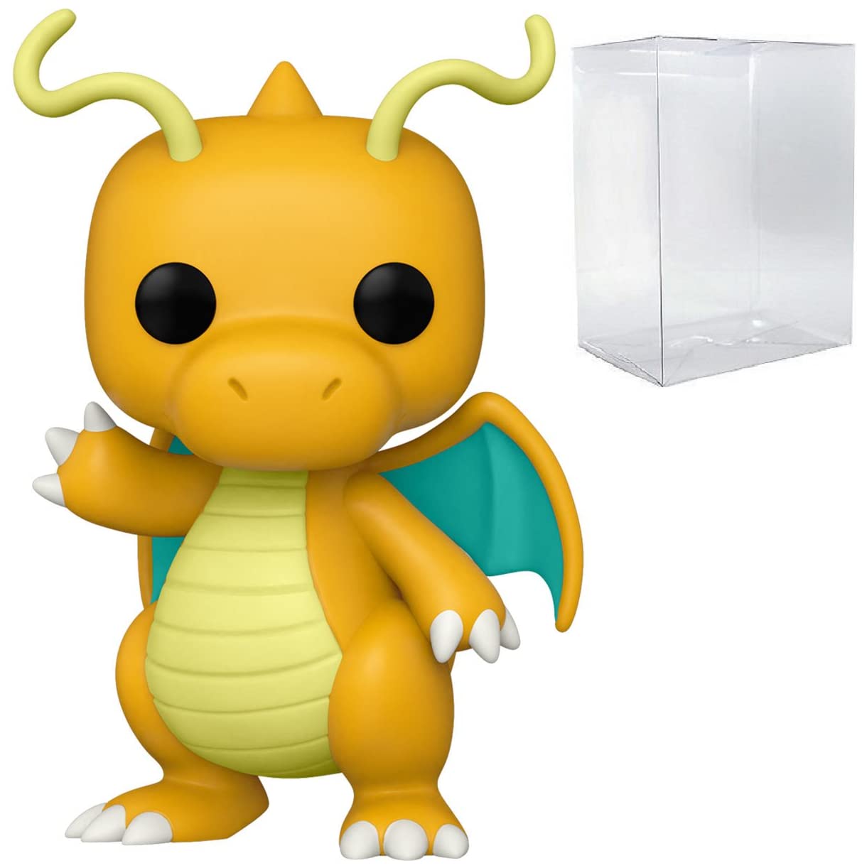 Pokemon - Dragonite Pop! Vinyl Figure (Bundled with Compatible Pop Box Protector Case), Multicolor, 3.75 inches