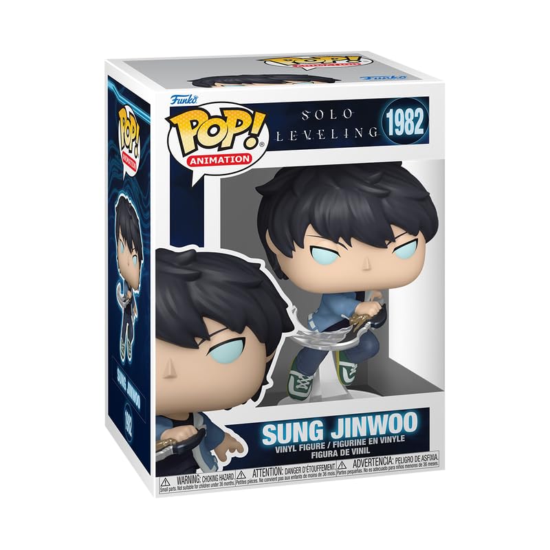 POP! Animation: Solo Leveling - Sung Jinwoo #1982 Bundled with Compatible Box Protector Case