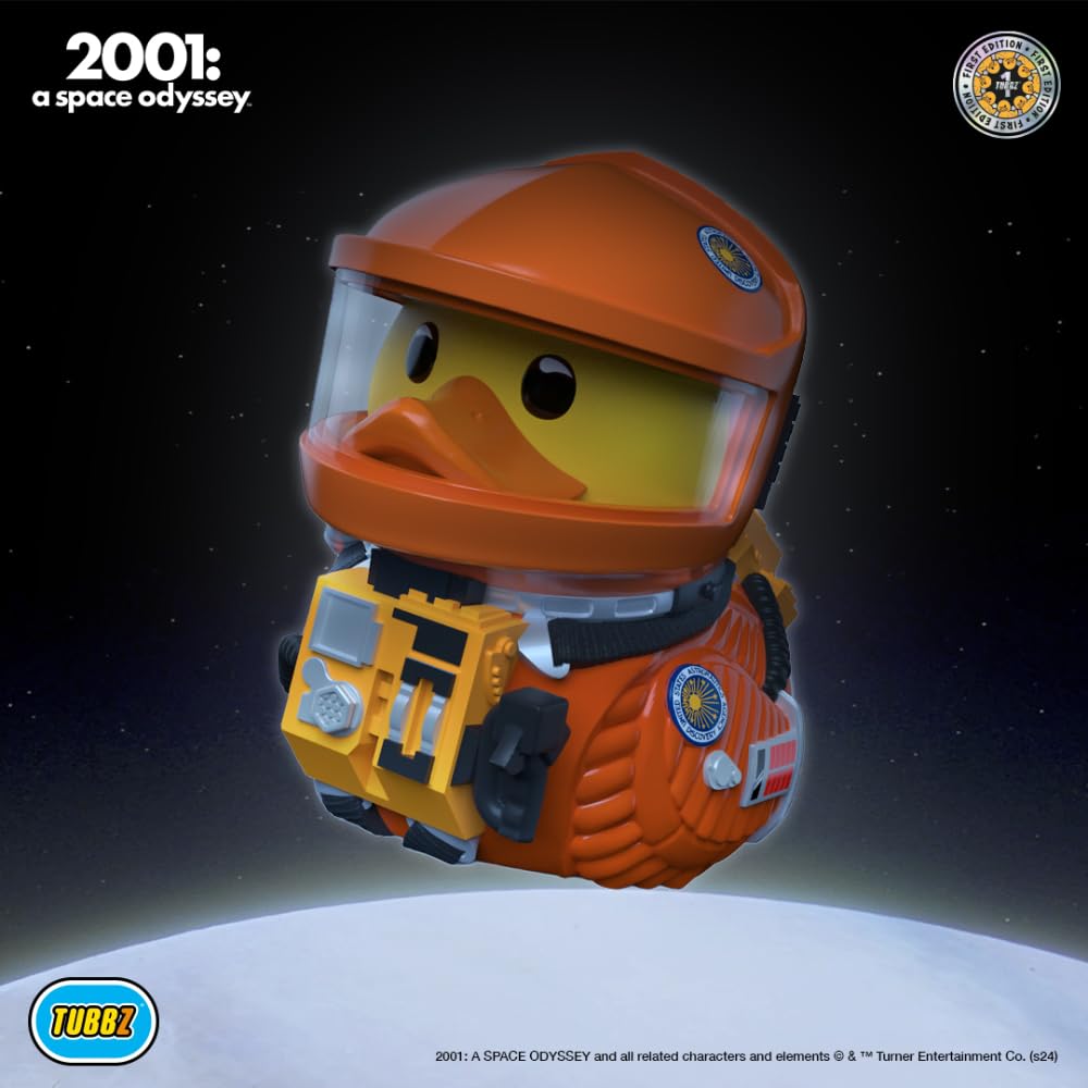 TUBBZ First Edition David Bowman Collectable Vinyl Rubber Duck Figure - Official Stanley Kubrick Merchandise - Sci-Fi TV & Movie