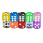 SmartDealsPro 10-Pack D6 Six Sided 16mm Transparent Dice Die for DND, MTG, RPG, Tenzi, Yahtze, Bunco, Table Borad Games, Math Te