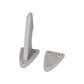 Uxcell Control Horn, 30X28.5Mm Plastic Horns With 3 Holes 1.4Mm For Rc Airplane Parts Grey 20 Sets