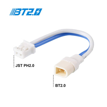 BETAFPV 6pcs BT2.0-PH2.0 Adapter Cable 22AWG for BT2.0 300mAh 1S Battery with 1.0mm Banana Connector Meteor65 1S Brushless Whoop