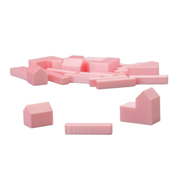 Bkprint3D Replacement Pieces For Catan Board Game | Settlers Pieces | 82 Colors | Base Set | (43_Silk_Pink)