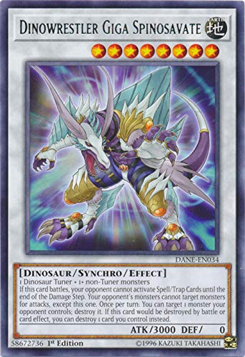 Yu-Gi-Oh! - Dinowrestler Giga Spinosavate - Dane-En034 - Rare - 1St Edition - Dark Neostorm