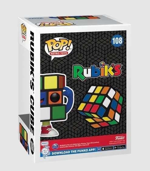 Funko Pop! Retro Toys Rubik's Cube #108 Vinyl Figure - Multicolor, 2022 Convention Exclusive