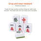 drizzle Mahjong Set - 34mm Green Tiles - 146 Medium Size - Traditional Chinese Game - Includes Instructions - Perfect for Family & Parties