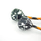 Begleri Fidget Beads - Worry Fidget Beads Spin & Bump - Made Of Aluminum Alloy - Creates A Bit Of Magic For You (Ufo-Black&White)