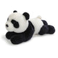 Hideekoog Stuffed Animal for Kids 8 inch Realistic Animal Plush Toy Lying Down Posture Animals Plush for Boys Girls mature-themed Birthday Hug Teaching(S-Panda)