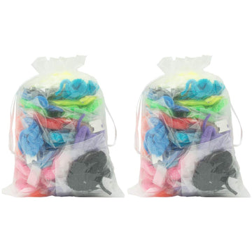 Onest 90 Pieces Magic Worm Toys Wiggly Twisty Fuzzy Worm Toys Carnival Party Favors,10 Colors