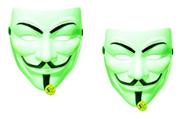 Sage Square Green Vendetta Comic Face Mask Fawkes Mask Anonymous Vip Edition FaceMask Perfect Fit Cosplay Protest V For Vendett