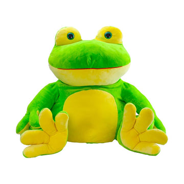 Yohaki Cute Frog Plush Stuffed Animal Toy For Boys & Girls Large 16 Inch Soft Toad Plushie Perfect For Hugging And Decoration(Un