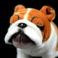 Tiny Heart Simulation British Bulldog Puppy Stuffed Animal 10Inch, Soft British Bulldog Plush Toy Boys Girls Gifts Room Decor