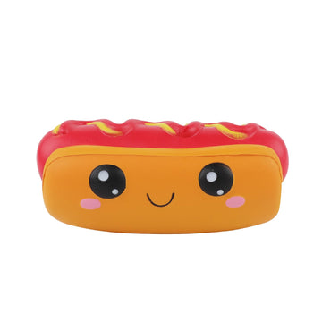 Anboor Squishies Hot Dog Toy Kawaii Soft Food Slow Rising Scented Food Bread Squishies Stress Relief Kid Toys
