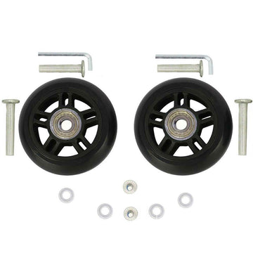 Oro 1 Pair Luggage Wheels Replacement 90Mm Case Wheels With 8Mm(0.31'') Bearings Wheels For Suitcase And Inline Outdoor Skate An