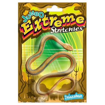 Jumbo Extreme Stretchies - Snake From Deluxebase. Large Stretchy Animal Figure. Great For Sensory Toys And Stress Relief For Kids And Party Favor Gifts.