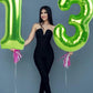 40 Inch Light Green Number 3 & Mini Dinosaur Balloon, 3Rd 3 Years Old Birthday Decorations For Boy, Three Rex Birthday Party Dec