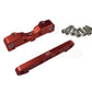Aluminum Rear Lower Suspension Mount for Arrma 1/5 KRATON Outcast 8S BLX Upgrade Parts - Red