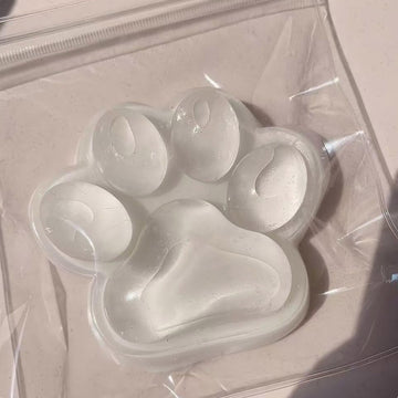 Big Cat Paw Squishy Toy, Clear Cat Paw Squeeze Toys, 5.5In Squishy Stress Relief Toy,Pinching Squishy, Executive Desk Toys Squis
