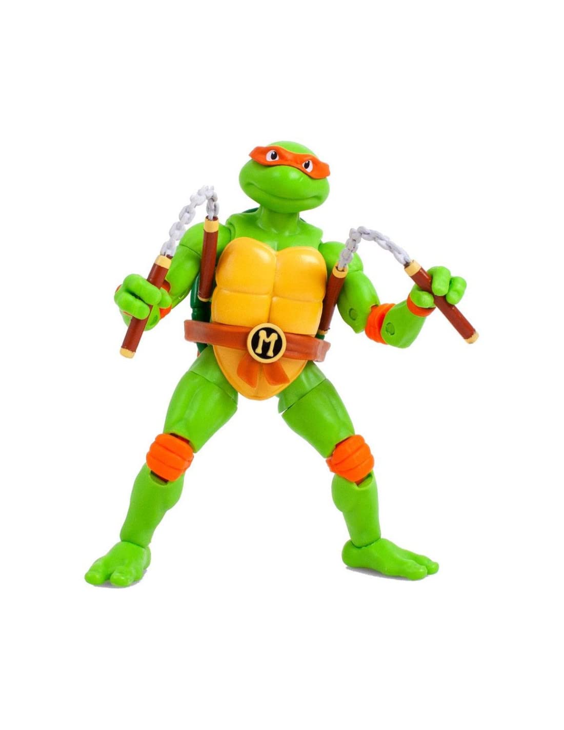 The Loyal Subjects Teenage Mutant Ninja Turtles Michelangelo Action Figure, 5-inch, Multicolored, Model BATMNTMICWB01, Plastic