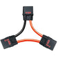 Babuvya Qs8 Charge Lead 1 Male To 2 Female With 3.5Inches / 9Cm 8 Gauge Silicone Wire For Rc Battery Charging And Jumper (Qs8 1