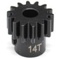 Hot Racing NSG14M15 14t Mod 1.5 Hardened Steel Pinion Gear 8mm Bore