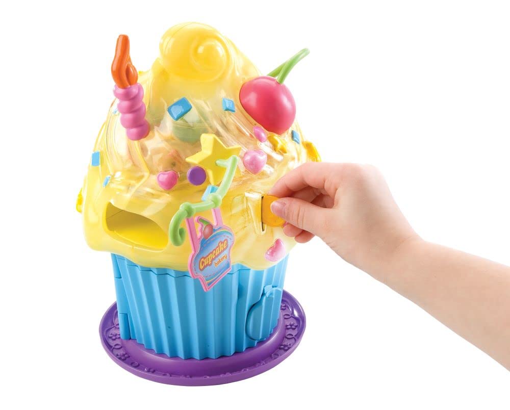 Squinkies Original Cupcake Surprize | Squishies Bake Shop Vending Machine | 9 Squishy Toys Included