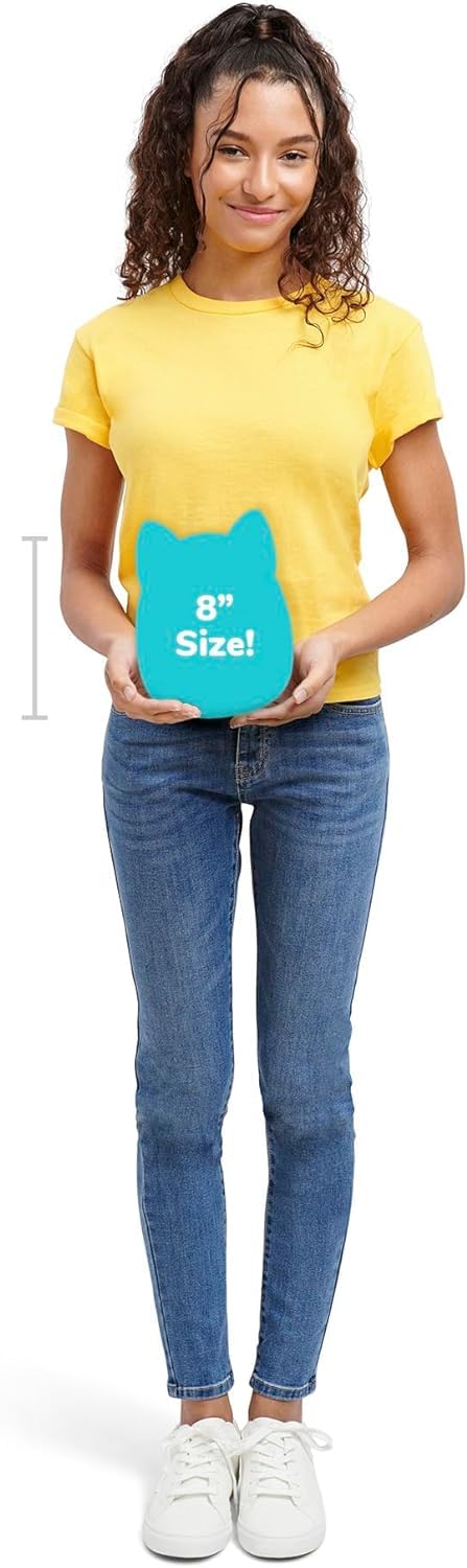 Squishmallows Original 8-Inch Maeve The Manatee - Official Jazwares Plush - Collectible Soft & Squishy Stuffed Animal Toy - Add To Your Squad - Gift For Kids, Girls & Boys