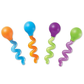 Learning Resources Twisty Droppers, Fine Motor Toy, Science Exploration, Water Dropper, Water Toys For Kids, Set Of 4, Ages 2+